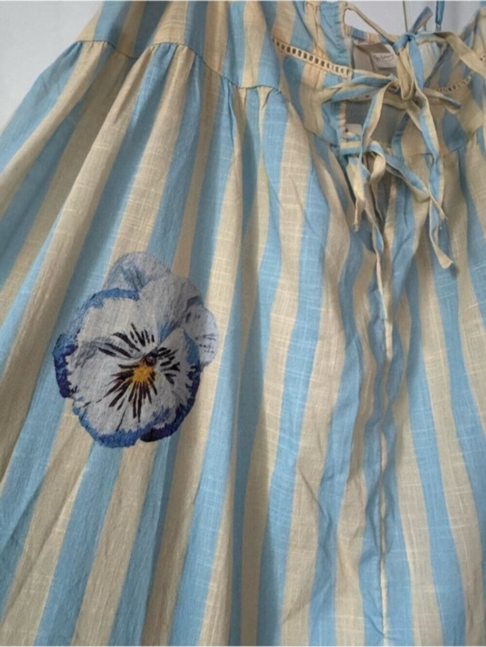 NWT Size SP - Nay Bellamy x Anthropologie 100% Cotton Midi Nap Dress (US$ 128) - Picture 3 of 14